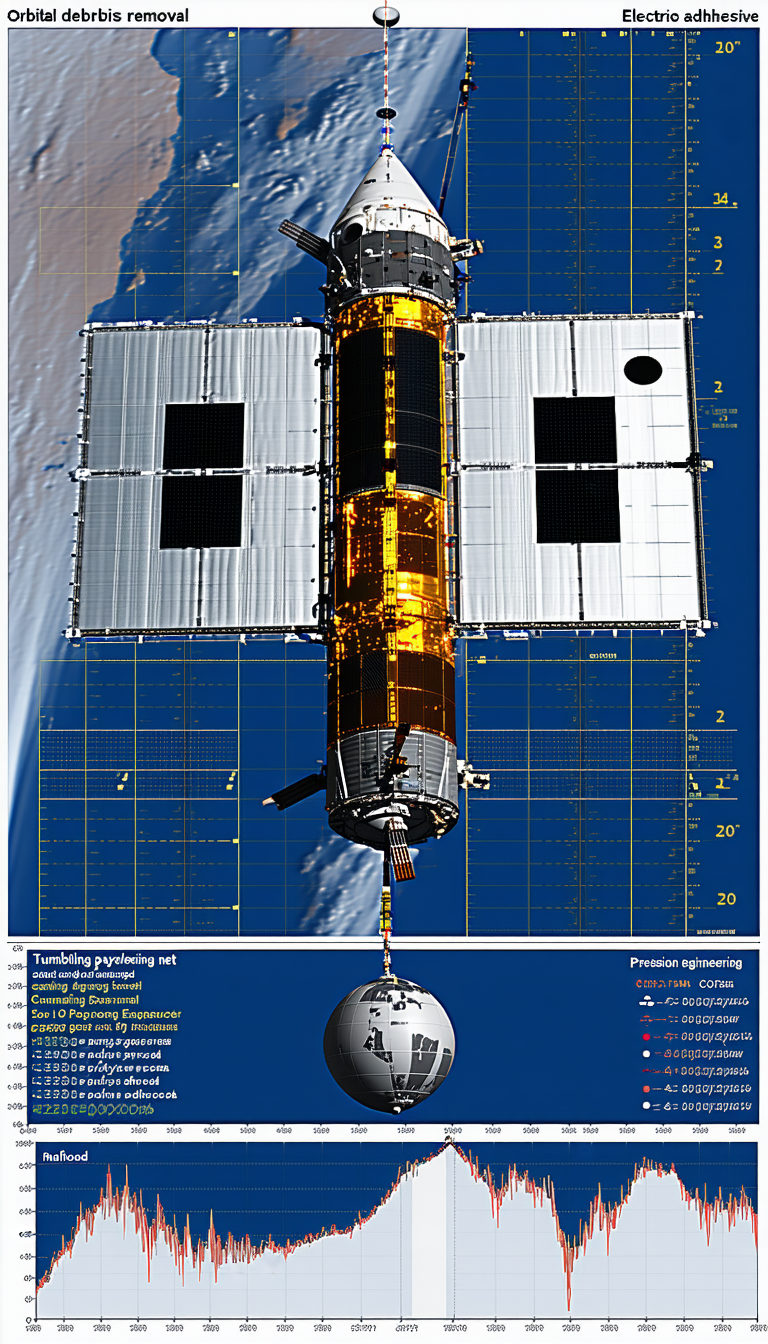 A Spacecraft With A Large Satellite Dish On Top Of It