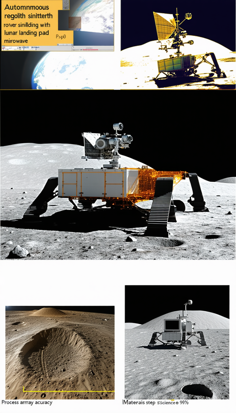In The Image, There Is A White Rover On The Surface Of A Planet