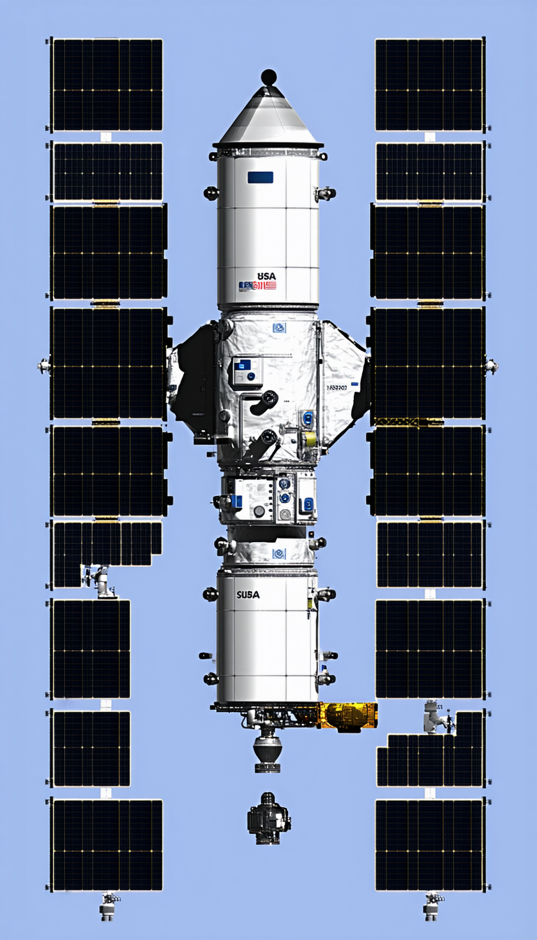 space shuttle shown close-up view