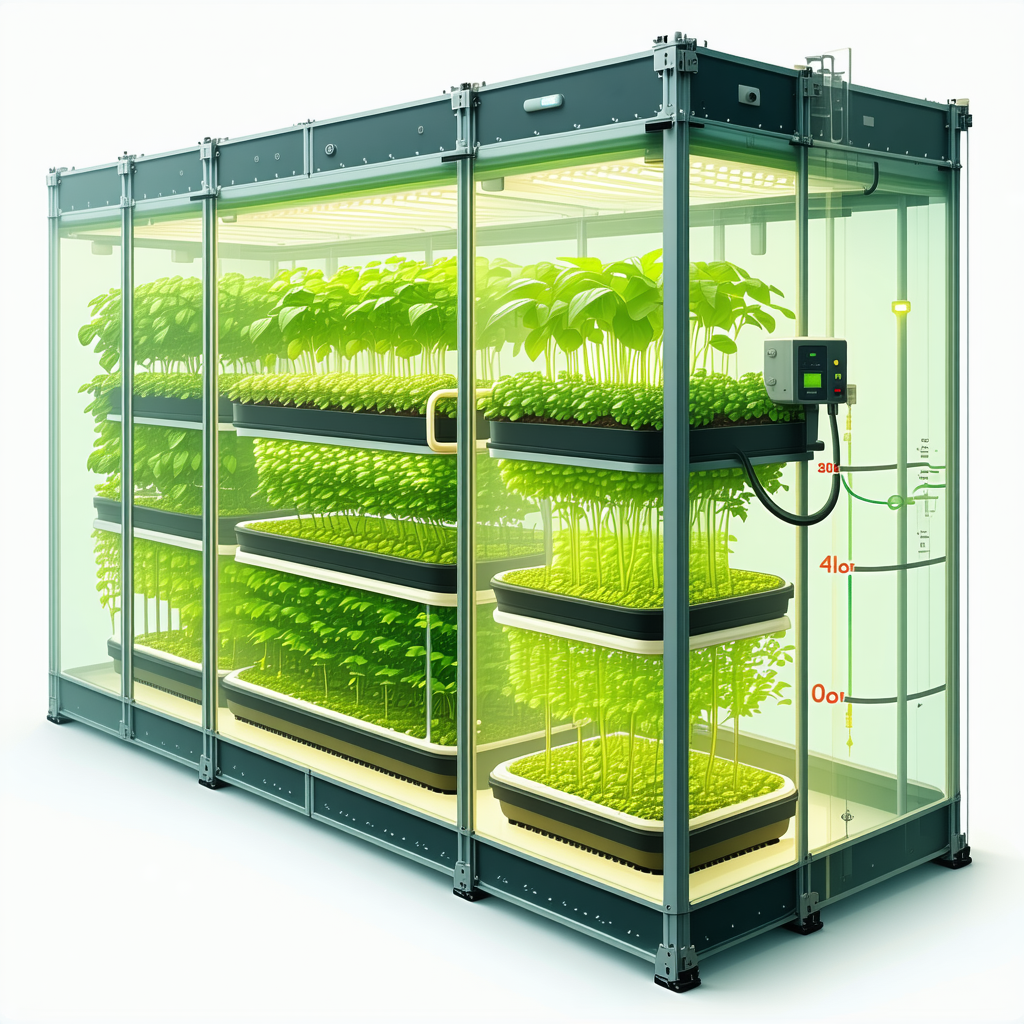 A Large, Well-lit Greenhouse Filled With Various Plants