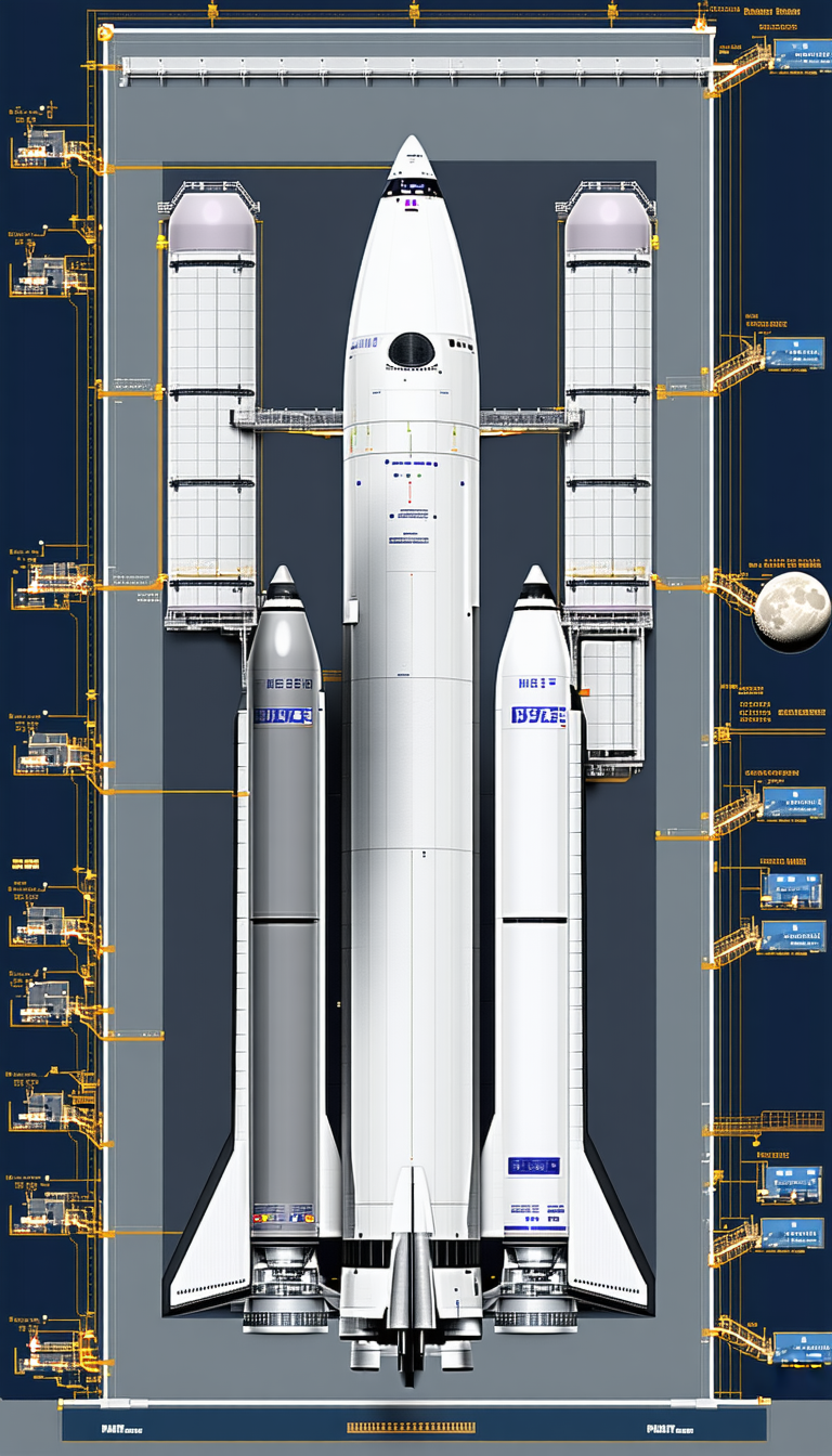 large white space shuttle shown