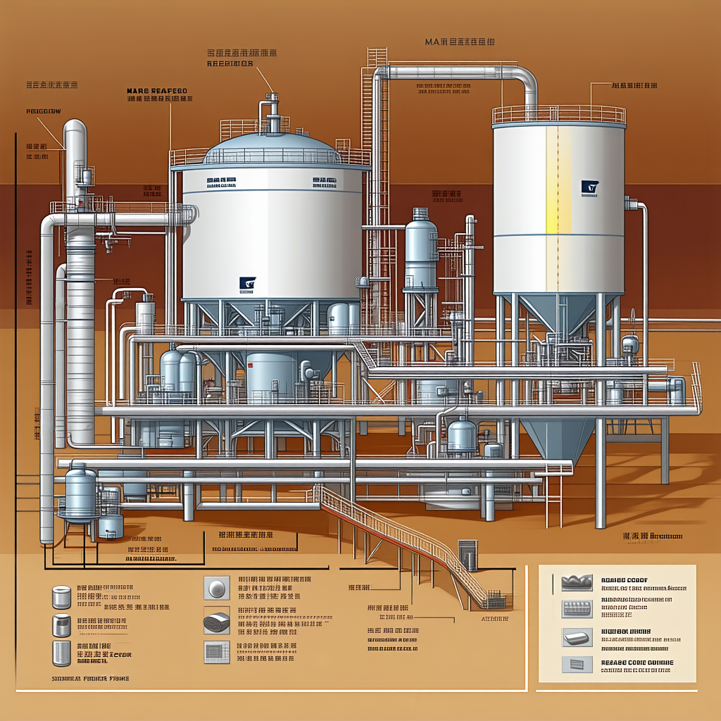 detailed drawing chemical plant