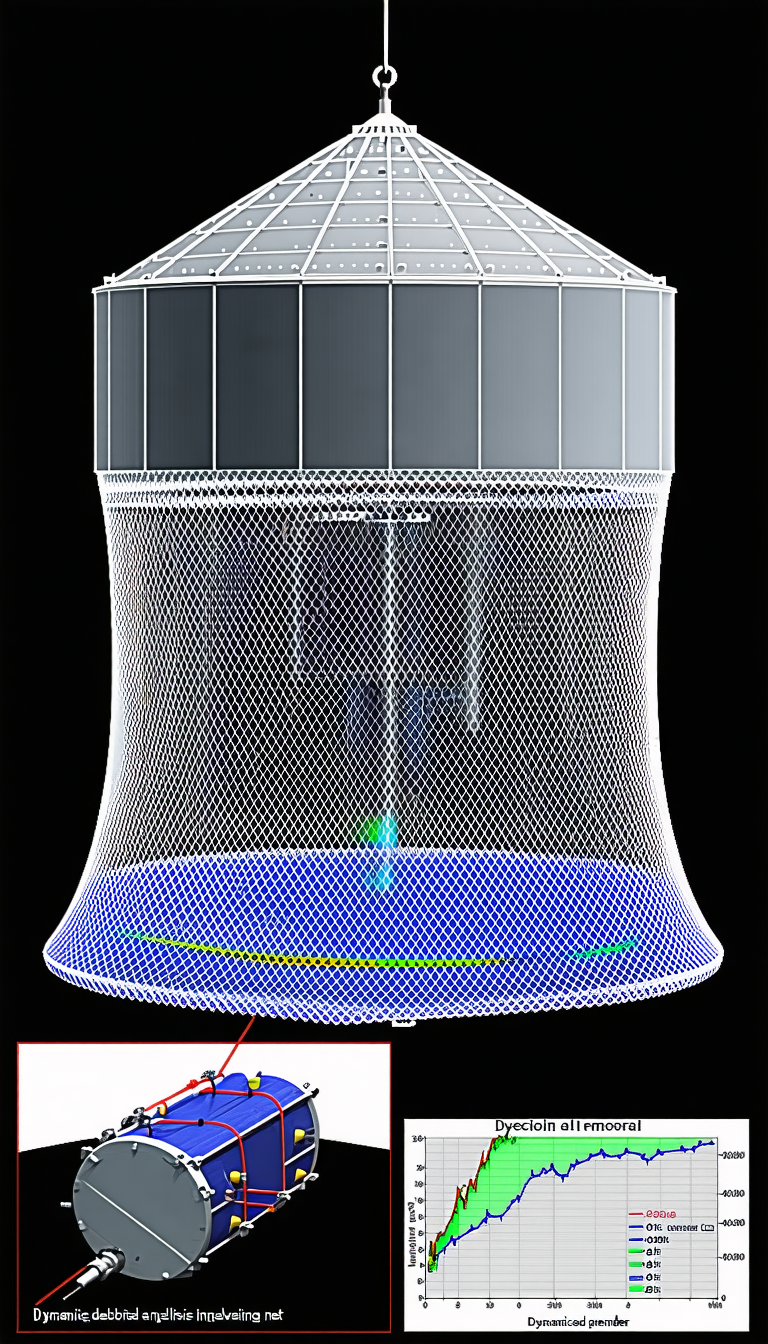 The Image Is A 3d Model Of A Large, Cylindrical Structure With A Blue Interior