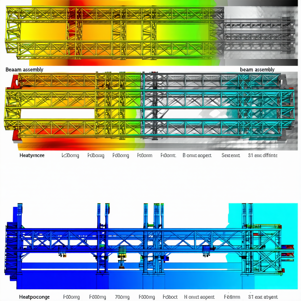 The Image Is A 3d Model Of A Large Structure, Possibly A Bridge Or A Building