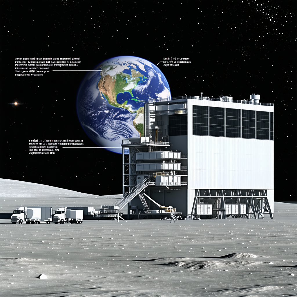 A Large White Building With A Large Window, Which Is Likely A Space Station