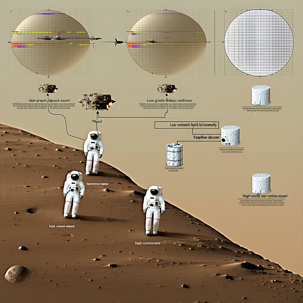 In The Image, There Are Three Astronauts Walking On The Surface Of A Planet
