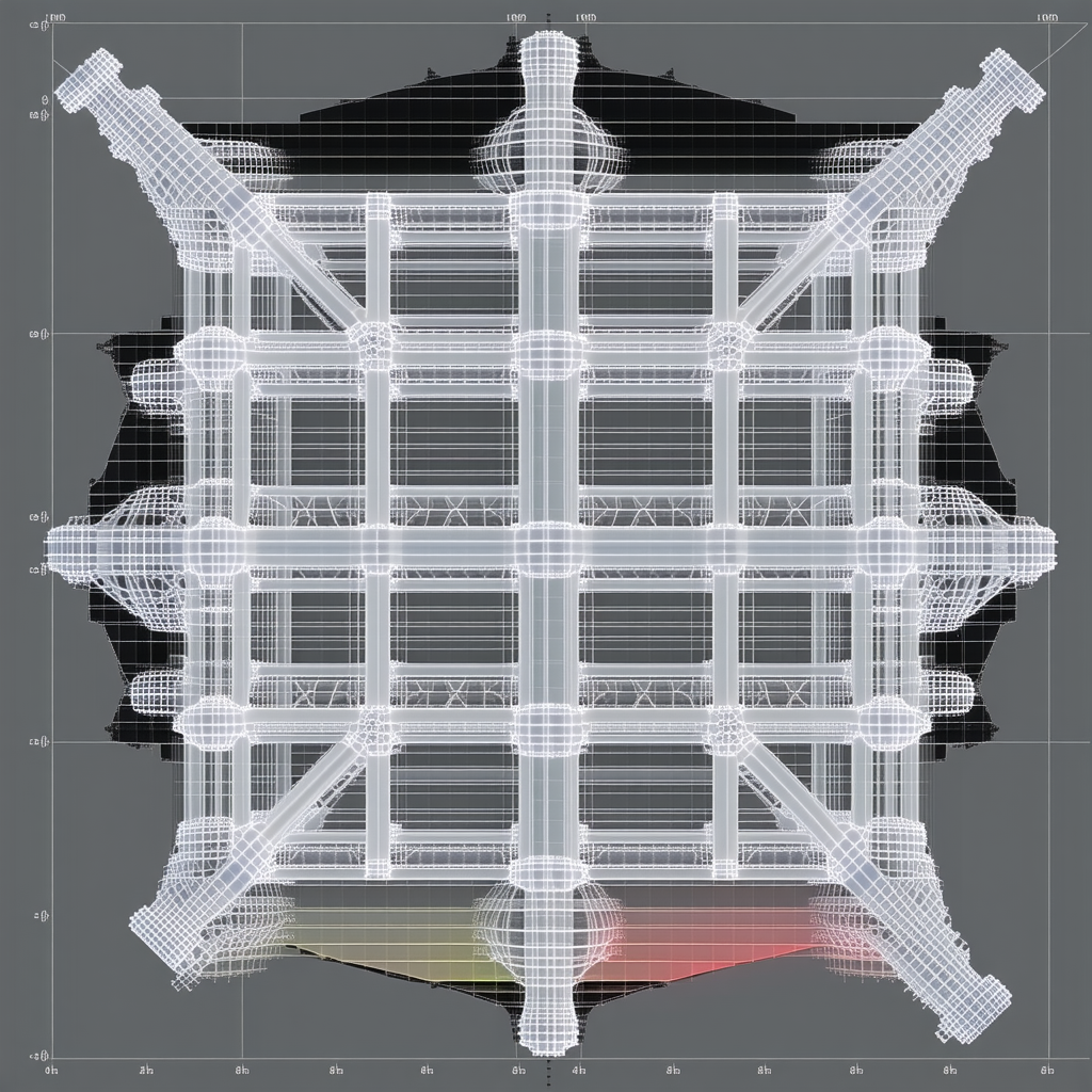 A Computer-generated Image Of A Building Is Displayed On A Computer Screen