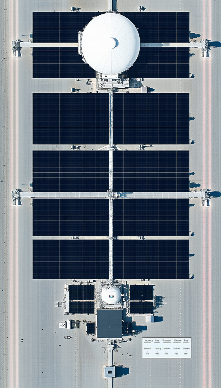 A Large Solar Panel Is Visible In The Image