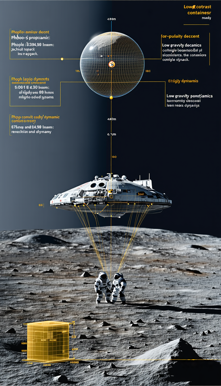 In The Image, There Are Two Astronauts Standing On The Surface Of The Moon