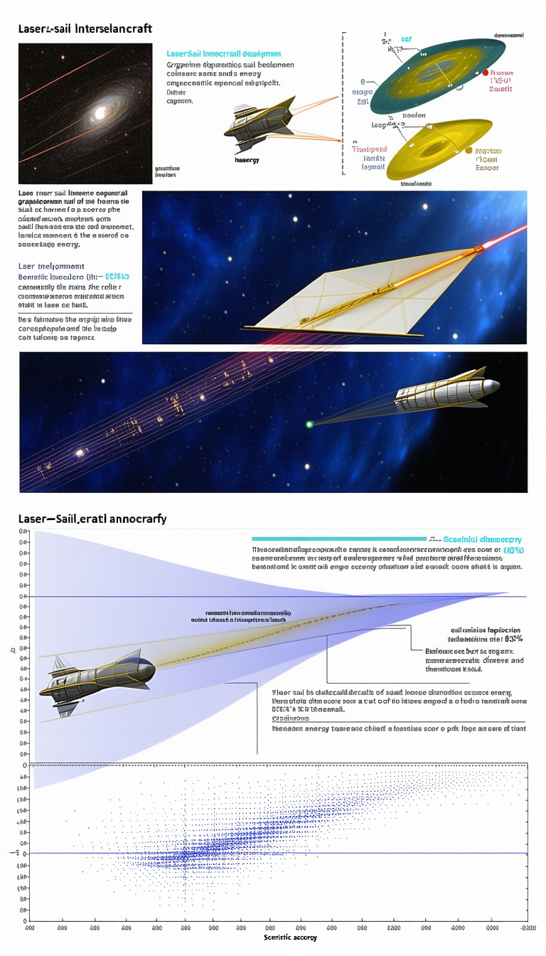 The Image Is A Diagram Of A Spacecraft, Specifically A Laser-sail Spacecraft