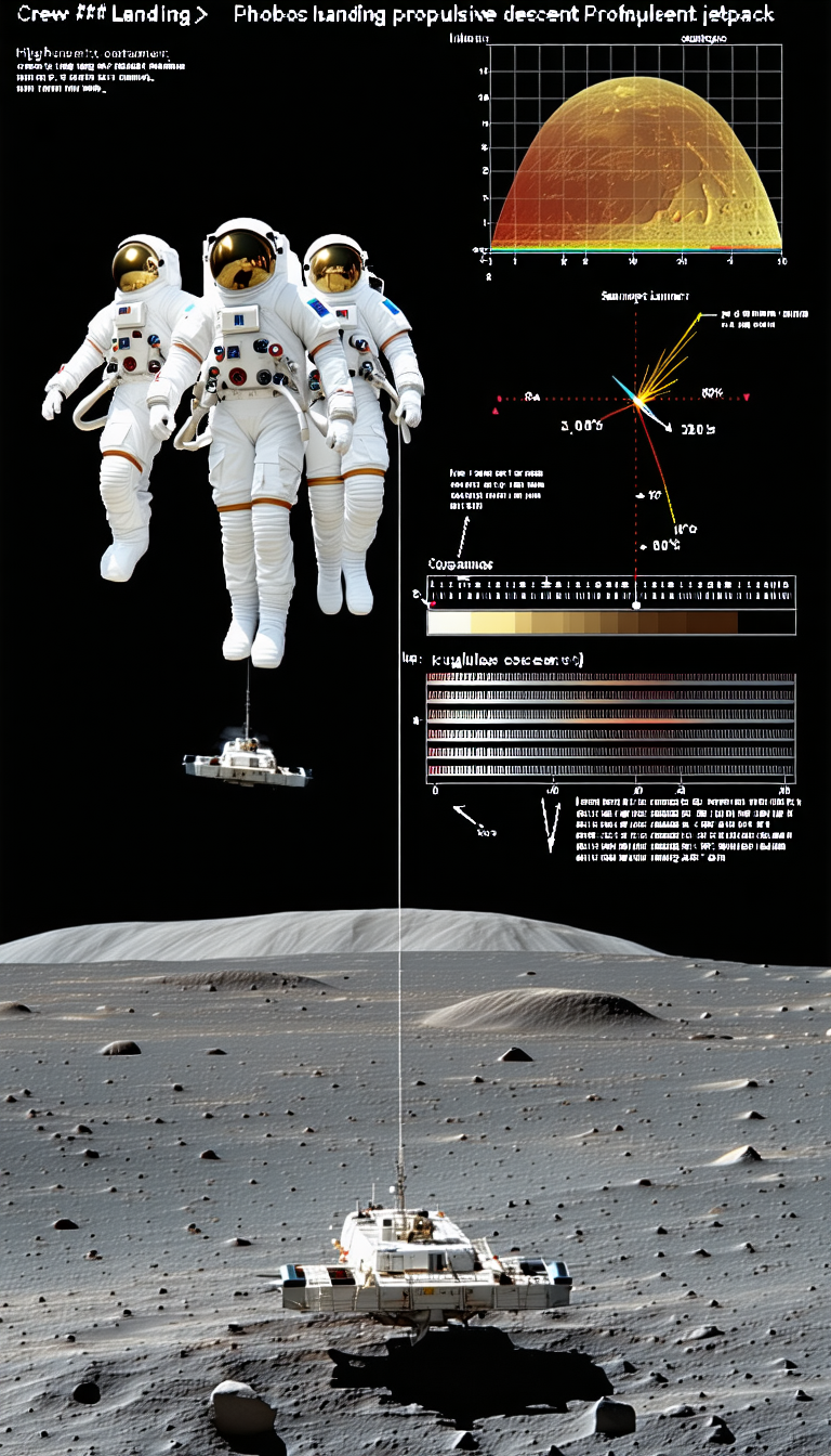 In The Image, There Are Four Astronauts In Space Suits, Each Holding Onto A Rope