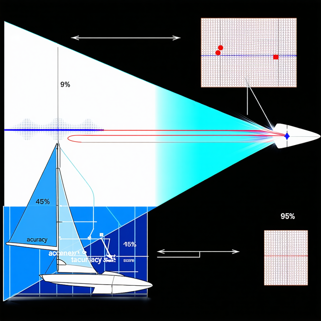 A Boat Is Shown In A Diagram, With A Line Pointing Towards It