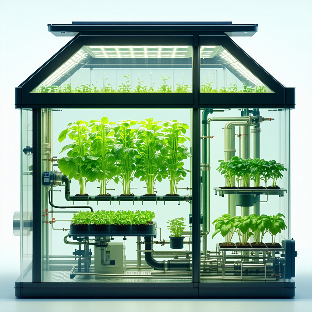A Large Greenhouse Filled With Various Plants