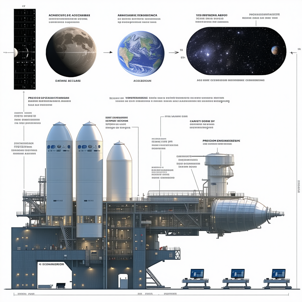 The Image Is A Diagram Of A Space Station, Showing The Various Components And Their Functions
