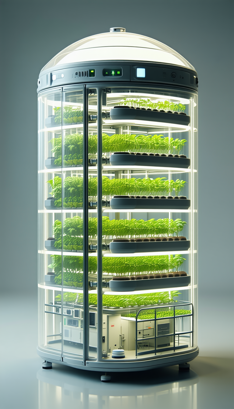 large, multi-tiered plant growing system