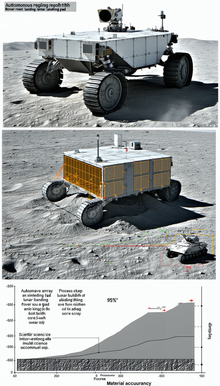A Large, Four-wheeled Vehicle, Possibly A Tank Or A Rover, Driving On A Sandy Surface