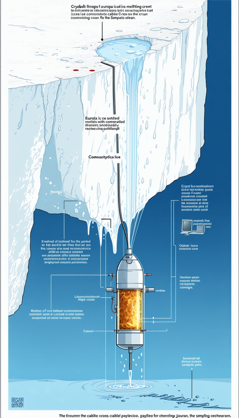 The Image Is A Diagram Of A Device That Is Connected To A Large Iceberg