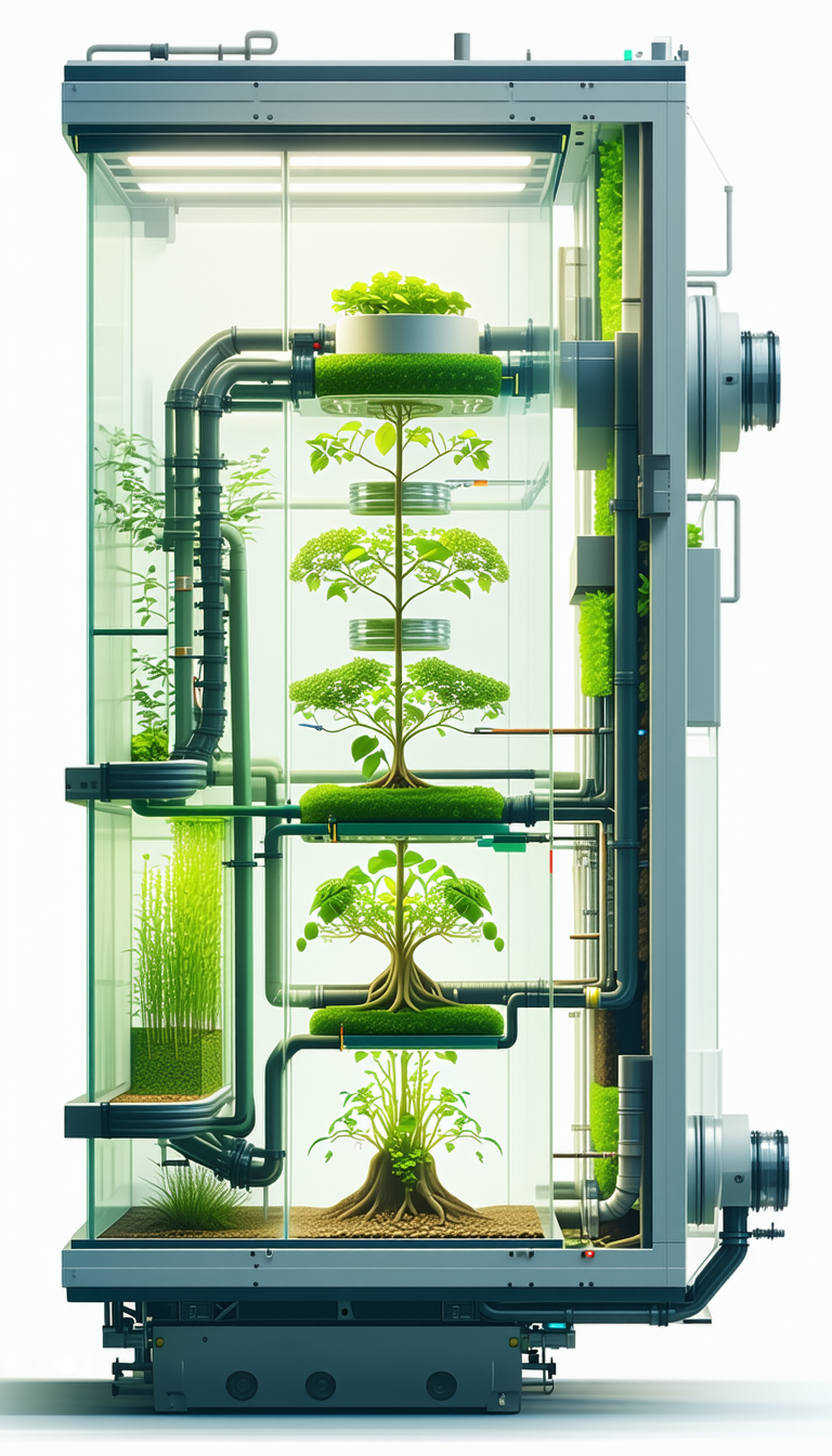 A Large, Multi-level Plant Growing System