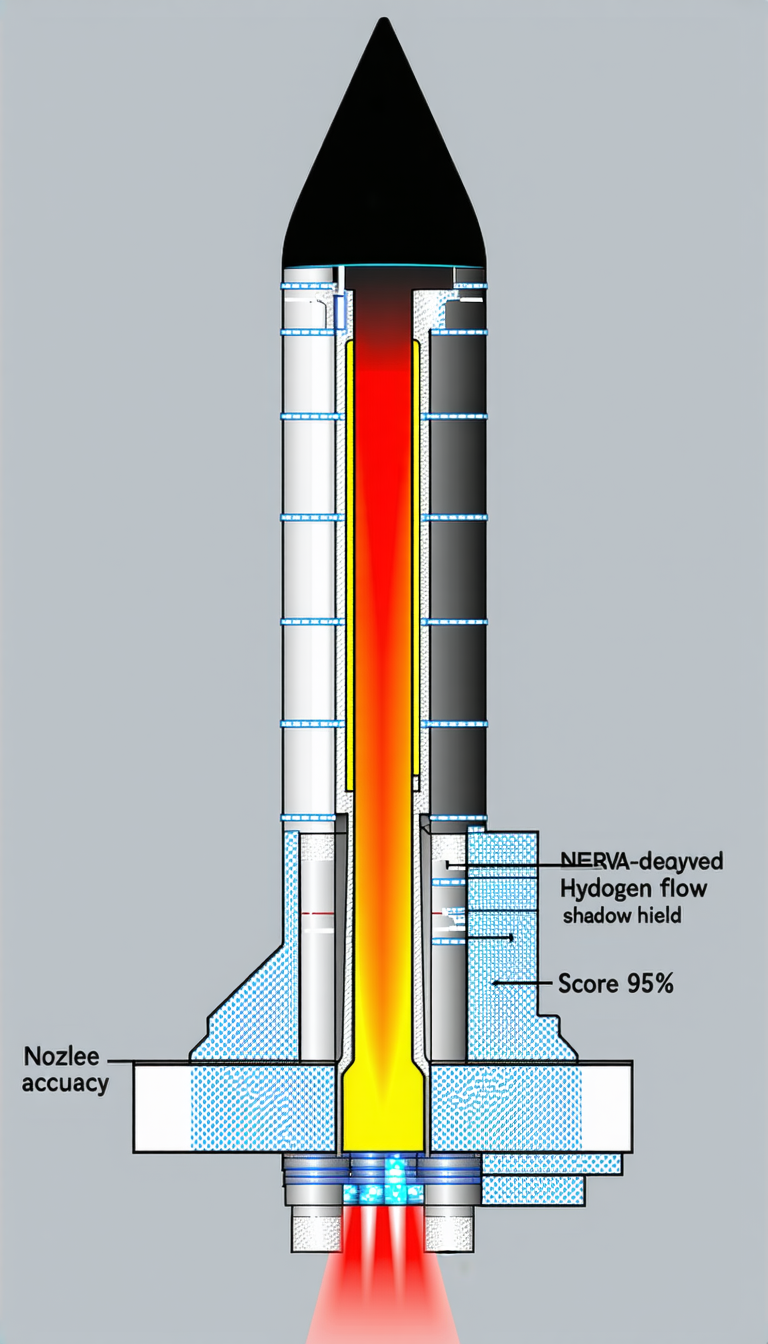 A Large, Cylindrical Structure With A Red Glowing Interior