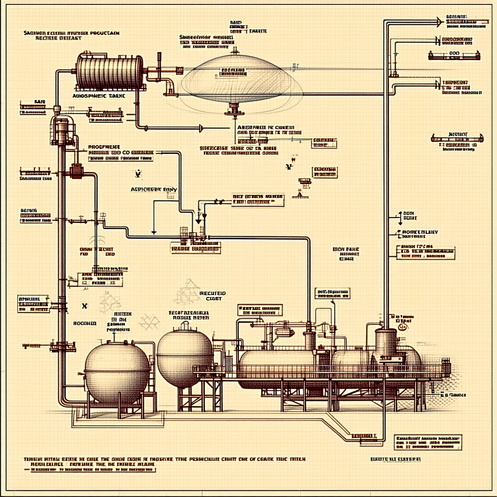 detailed diagram chemical plant