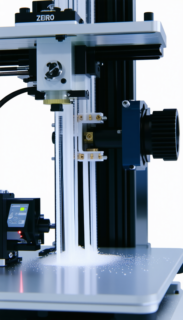 A Close-up Of A Machine With A Clear Plastic Window