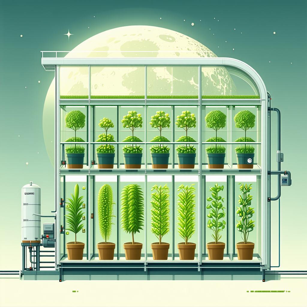 A Large Greenhouse Filled With A Variety Of Plants