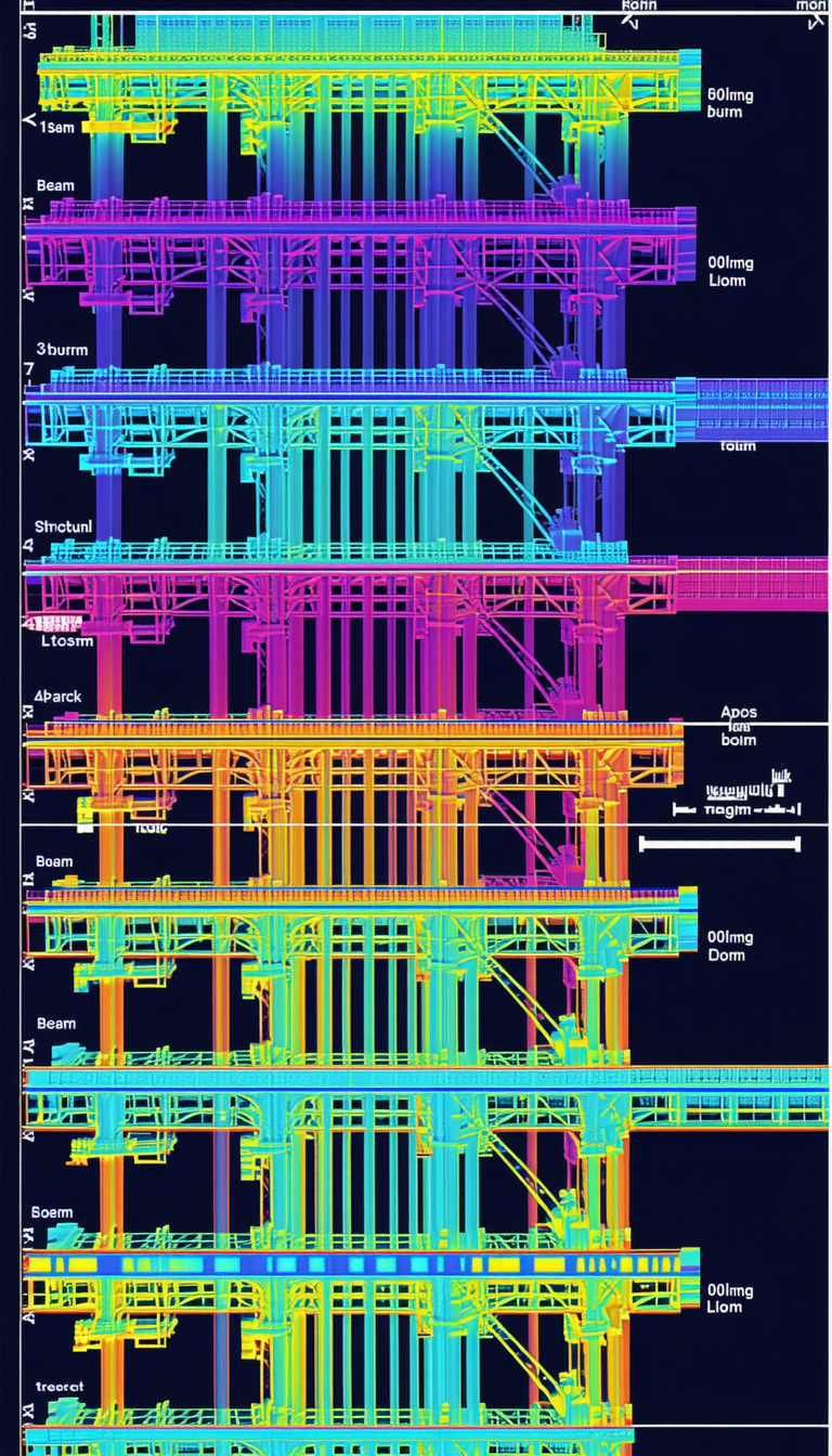 The Image Is A Colorful, Three-dimensional Representation Of A Building