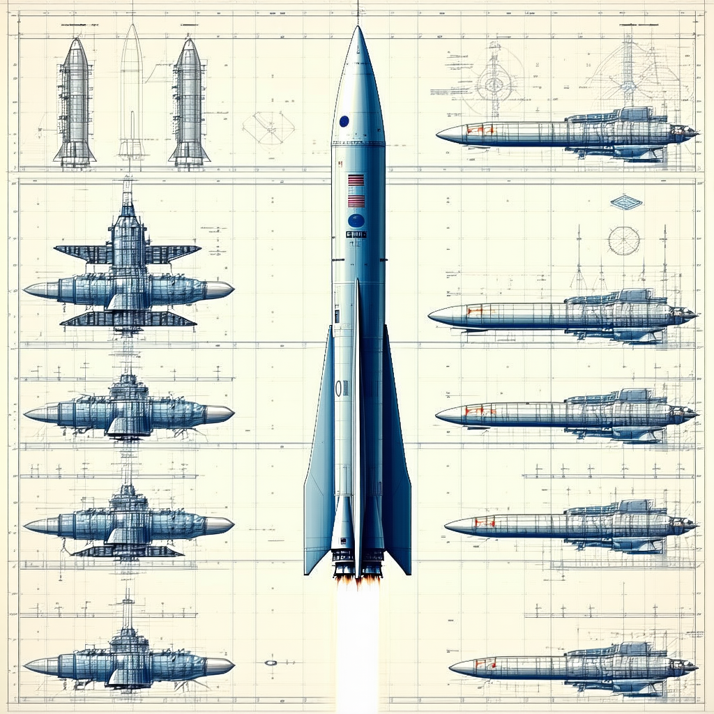 space shuttle shown series drawings