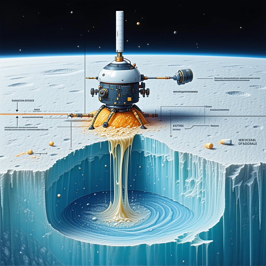detailed illustration space station