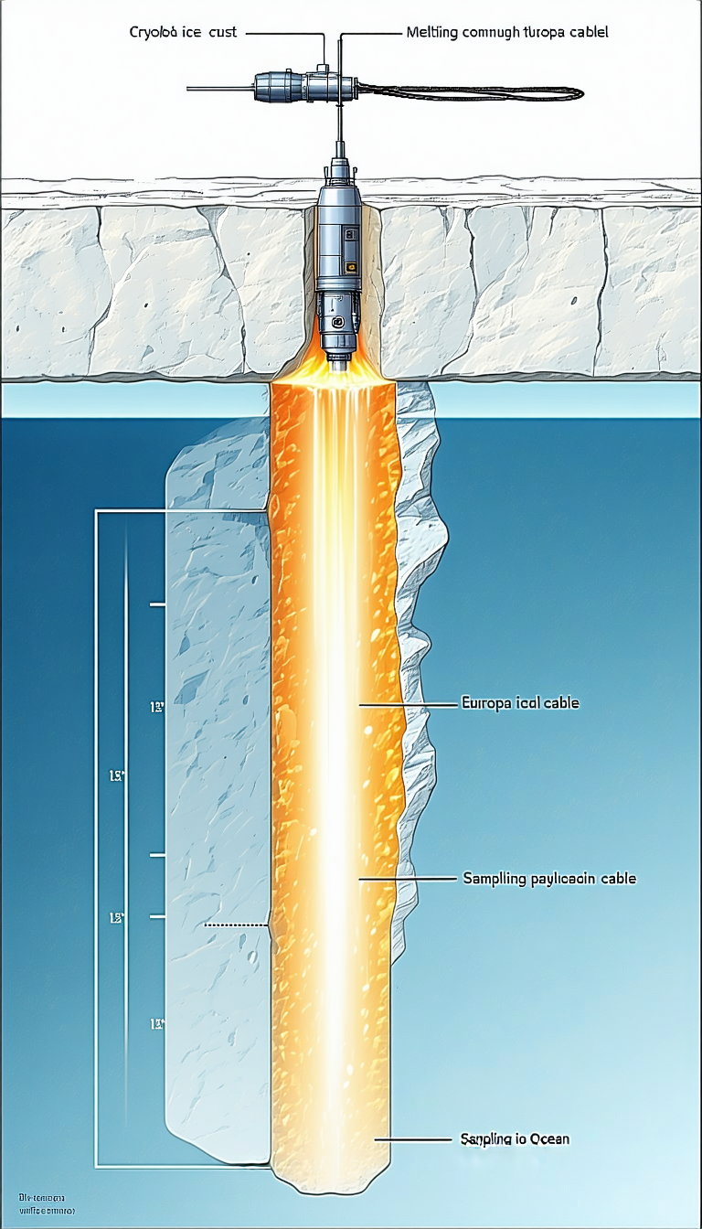 A Large, Bright Orange Light Is Coming Out Of A Hole In The Side Of A Rock