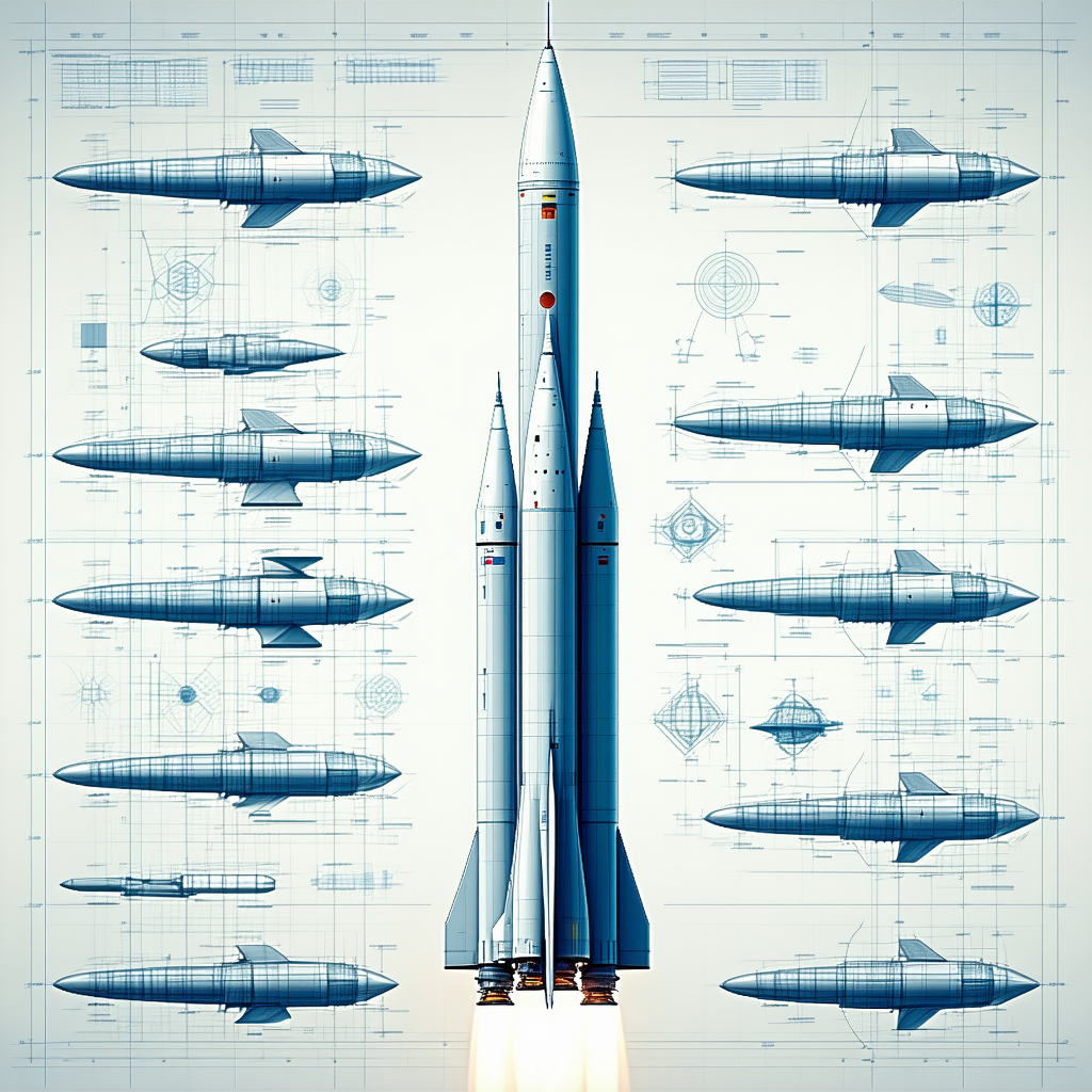 blue rocket shown series diagrams