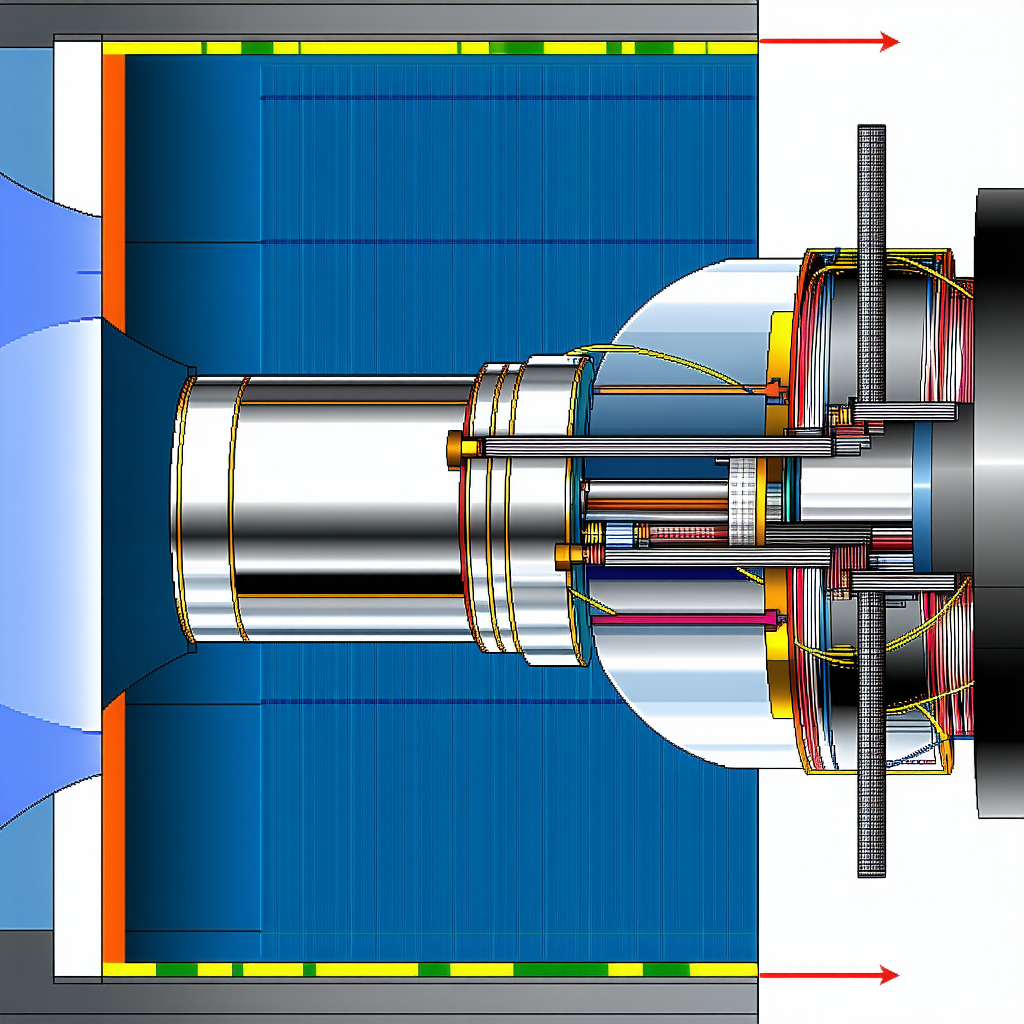 A Large Metal Cylinder Is Shown In A Cross-sectional View