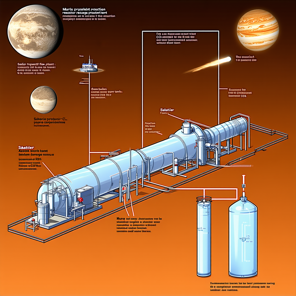 The Image Is A Diagram Of A Space Station, With Various Components Labeled And Described