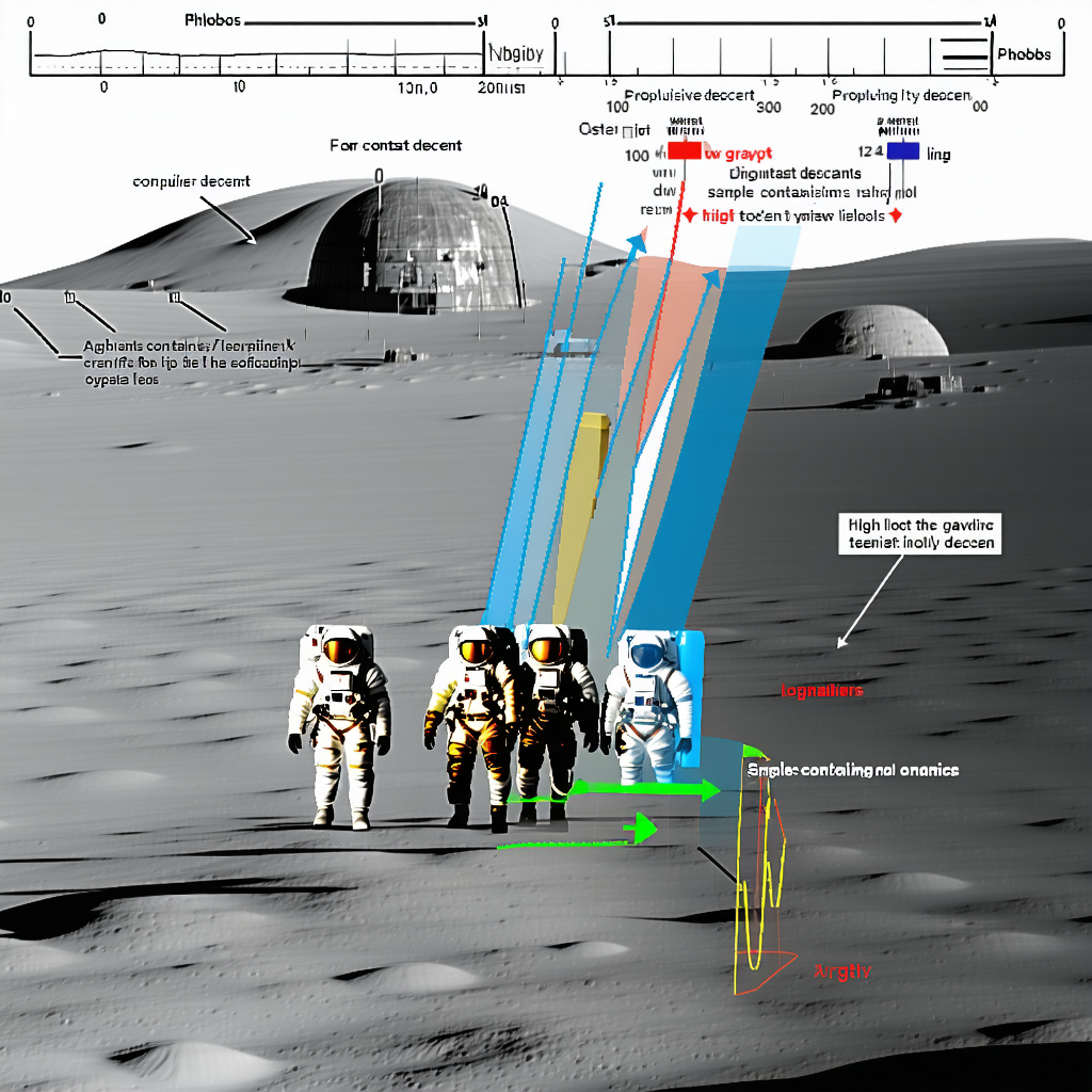 In The Image, There Are Three Astronauts Standing On A Barren