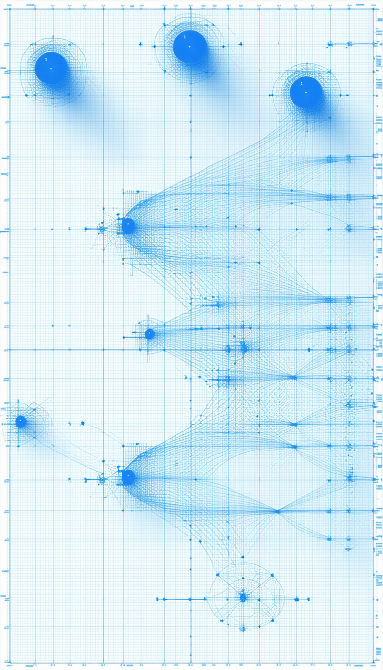A Blue Graph Is Displayed On A White Background