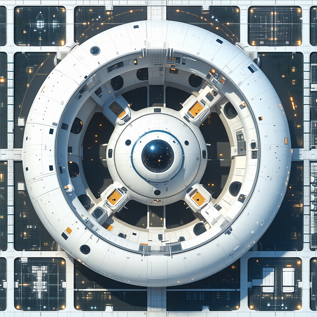 model space station