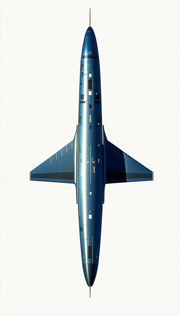 A Blue Airplane Is Shown In A White Background