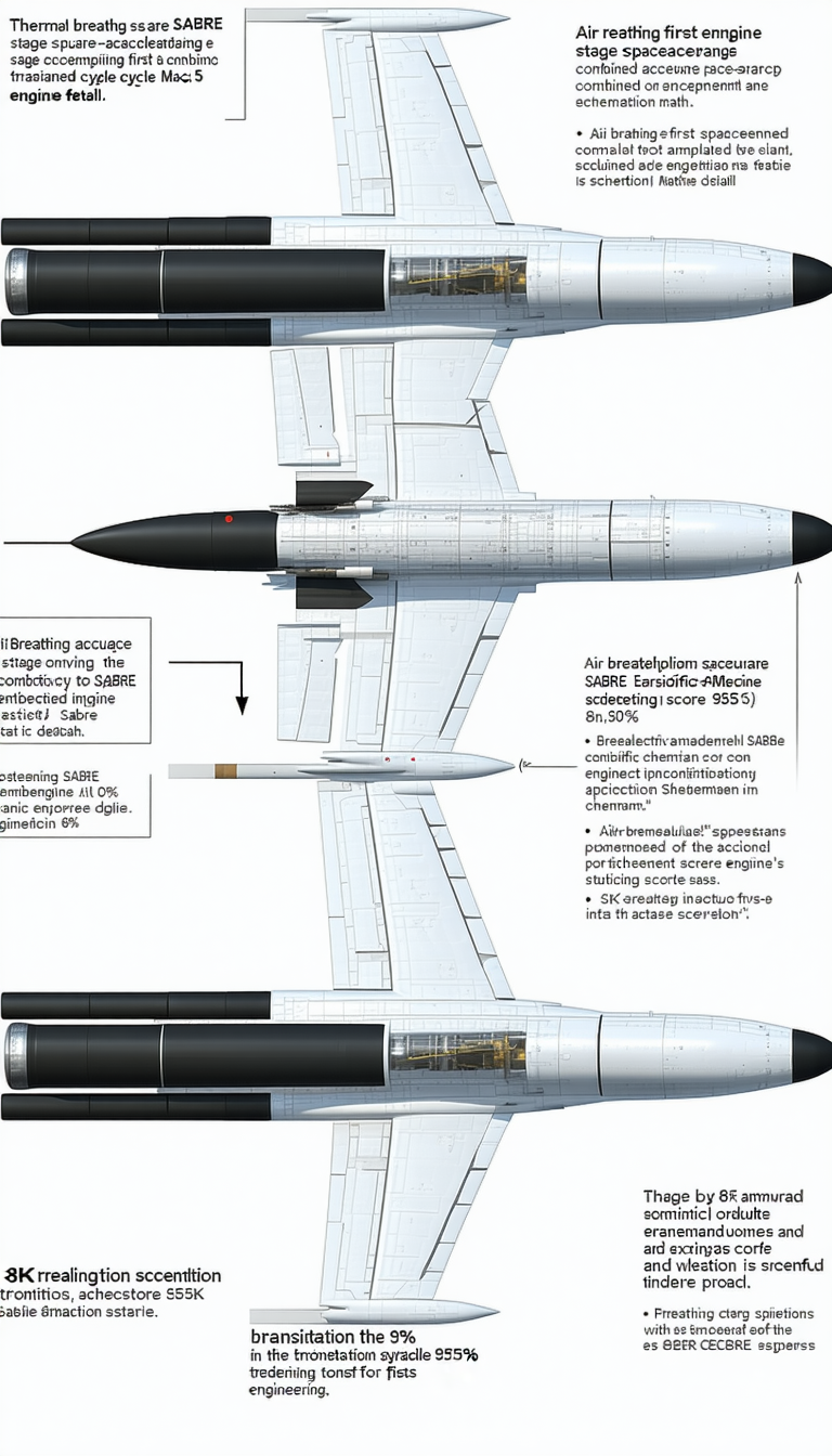 The Image Is A Detailed Drawing Of A Jet Engine, Showing The Various Components And Their Functions