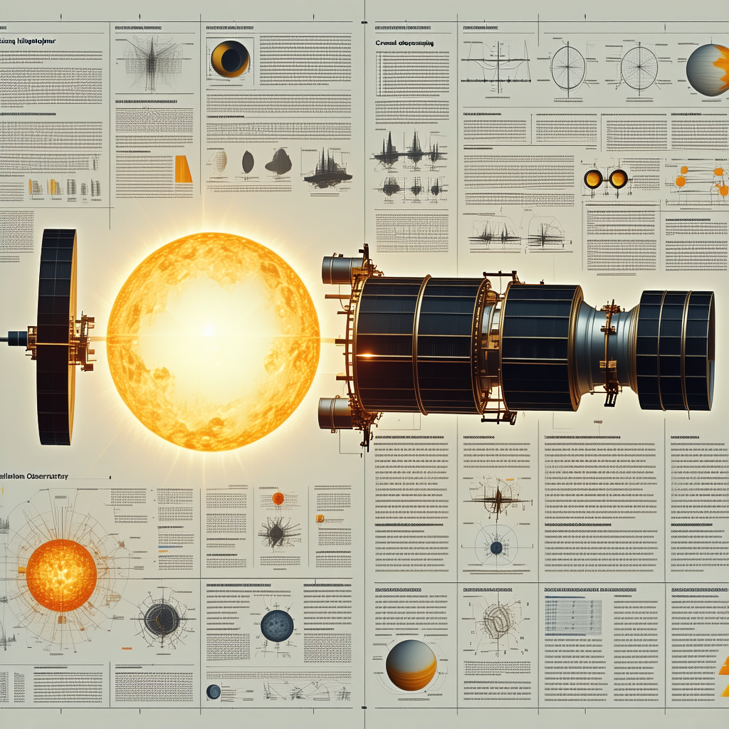 A Large Poster Is Displayed, Featuring A Solar System Model