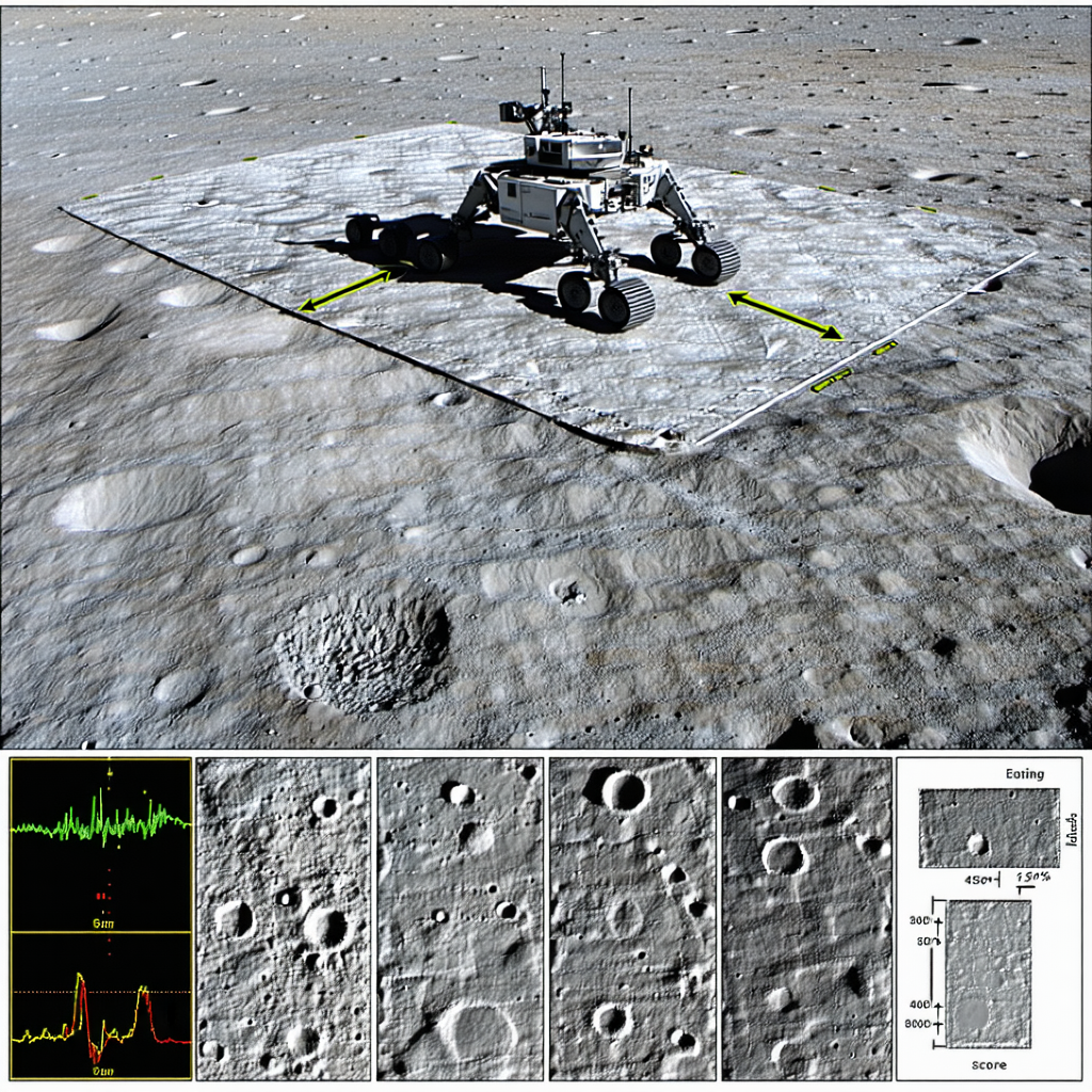 A Robotic Vehicle, Possibly A Rover, On A Rocky Surface