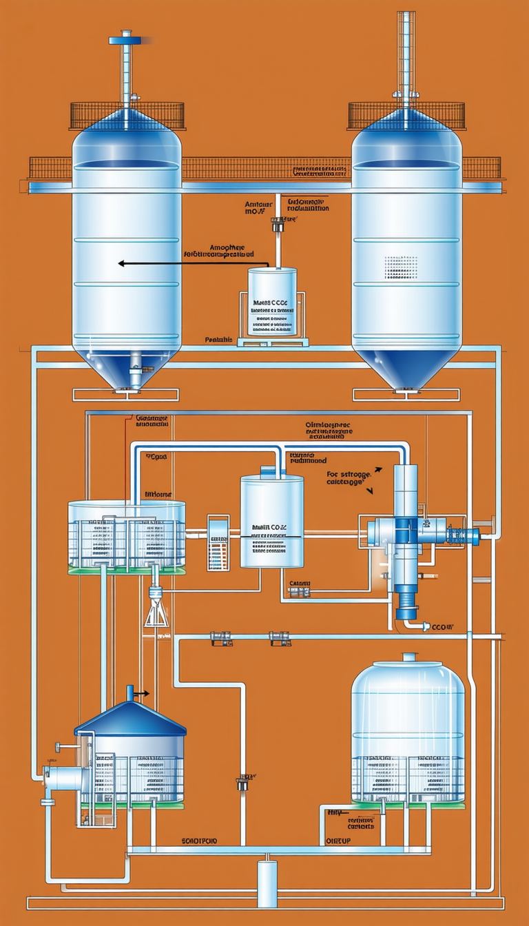 A Detailed Diagram Of A Water Treatment Plant