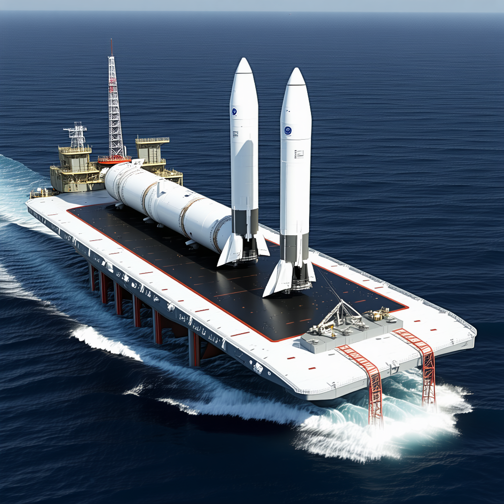 A Large White Ship Is Floating On The Ocean