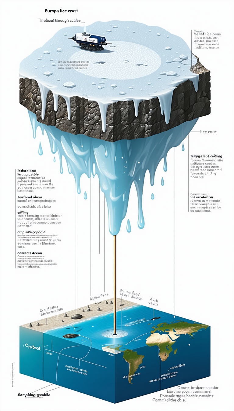 The Image Is A Diagram Showing The Process Of Ice Melting