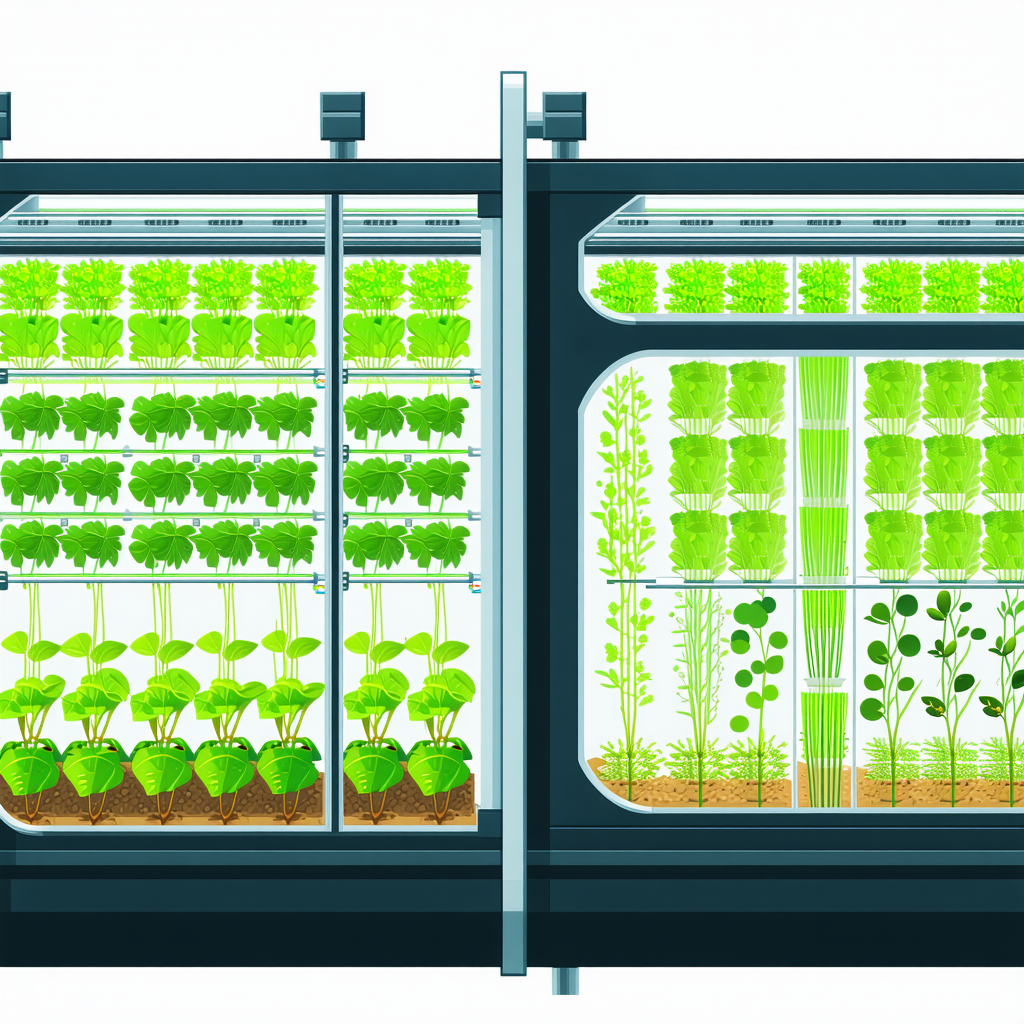 In The Image, There Are Two Large Glass Containers Filled With Various Plants