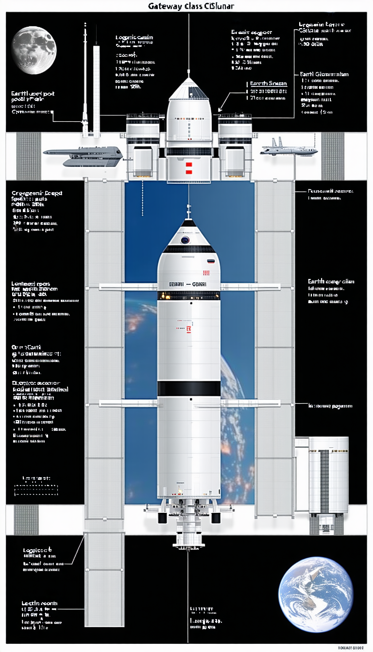 A Space Shuttle Is Shown In A Diagram, With The Shuttle Being The Main Focus