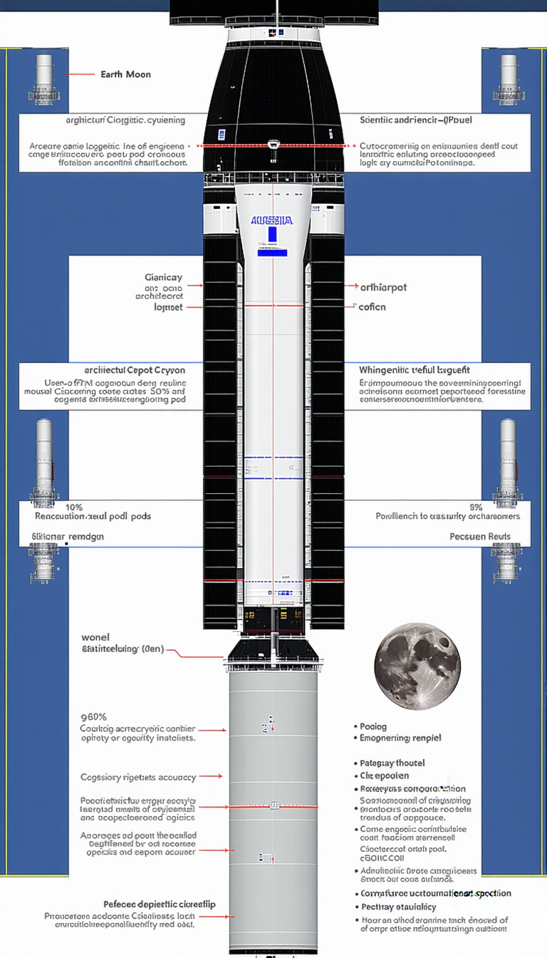 The Image Is A Diagram Of A Space Shuttle, Showing The Various Components And Their Functions