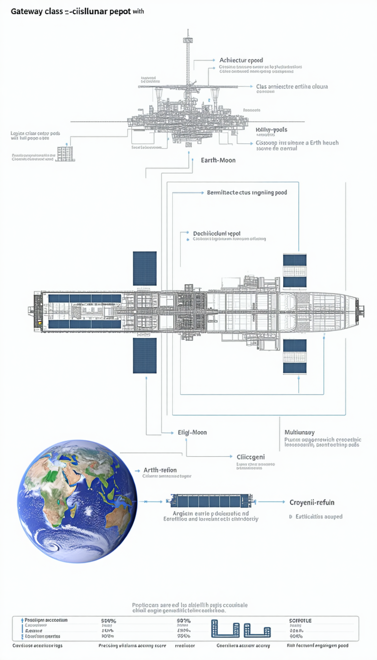 The Image Is A Diagram That Shows The Relationship Between A Space Shuttle And The Earth
