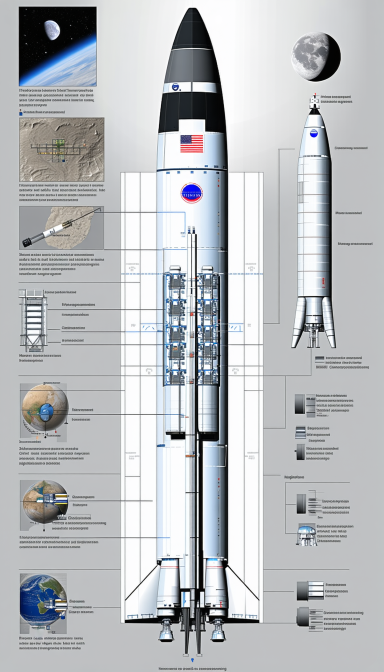 The Image Is A Diagram Of A Space Shuttle, Showing The Various Components And Their Functions