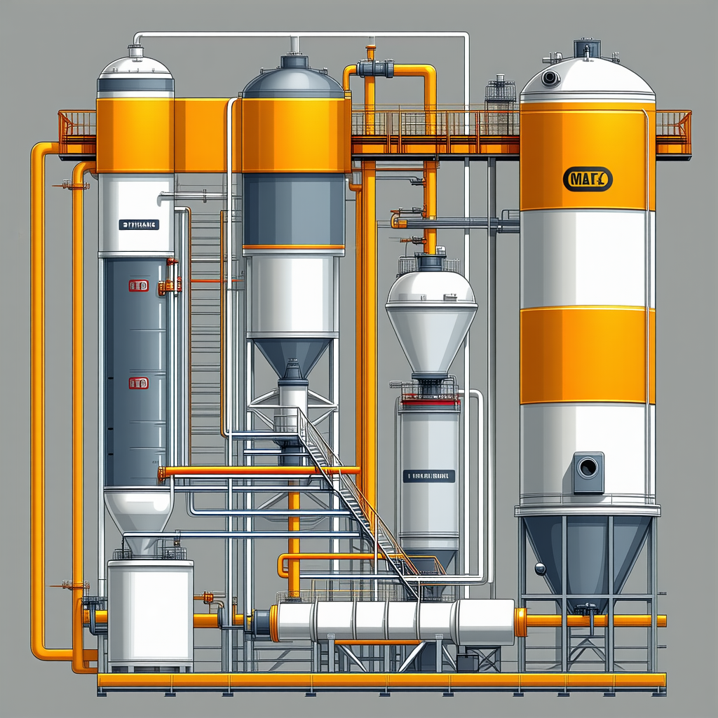 detailed drawing chemical plant