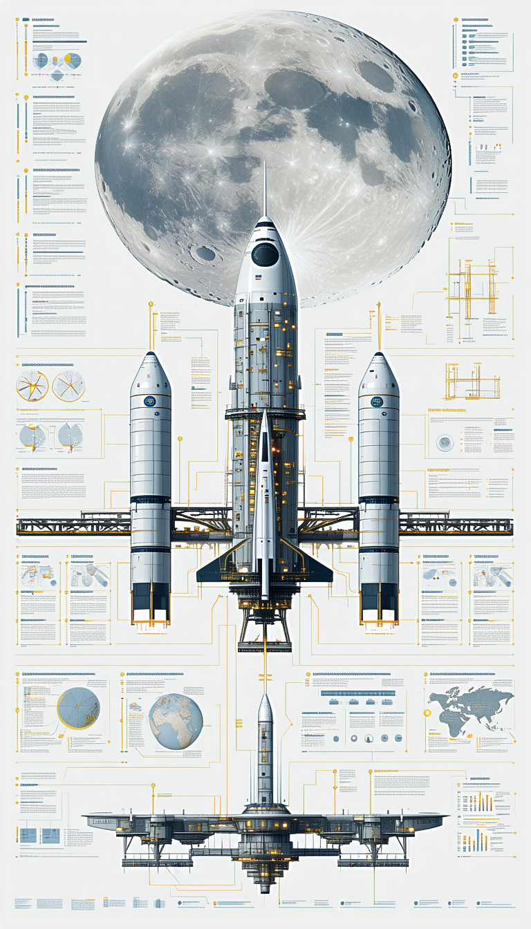 A Space Shuttle Is Shown In A Diagram, With A Rocket Booster Attached To The Side